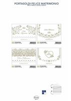 CECAMI FELICE MATRIMONIO BIGLIETTO PORTASOLDI 12PZ FE10241PS/12