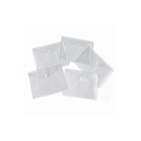 LEBEZ BUSTA BOTTONE A6 12PZ 80195T TRASPARENTI