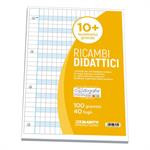 BLASETTI RICAMBI A4 PER DISLESSICI 100GR.40FG RIF.10MM+ DOPPIO SPAZ.