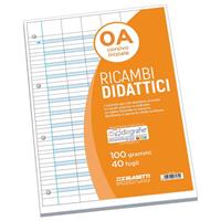 BLASETTI RICAMBI A4 PER DISLESSICI 100GR.40FG RIG.A