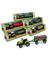 TEOREMA LINEA VERDE TRATTORE CON RIMORCHIO LUCI E SUONI 68496