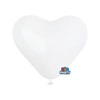 BIG PARTY PALLONCINI CUORE MEDIUM 8PZ BIANCO 71145