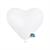 BIG PARTY PALLONCINI CUORE MEDIUM 8PZ BIANCO 71145