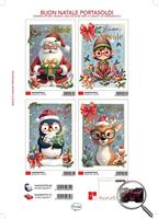 CECAMI BIGLIETTI NATALE PORTASOLDI GIFTCARD 12PZ NA50207PS/12