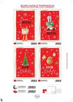 CECAMI BIGLIETTI NATALE PORTASOLDI 12PZ NA50208PS/12