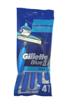 GILLETTE BLUE II PLUS RASOIO 4 PZ PELLI SENSIBILI