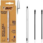 BIC RE'NEW PACK CRYSTAL METAL BLU + 2 REFIL 997202