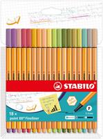 STABILO POINT 88 ASTUCCIO 18PZ 8818-22-5***